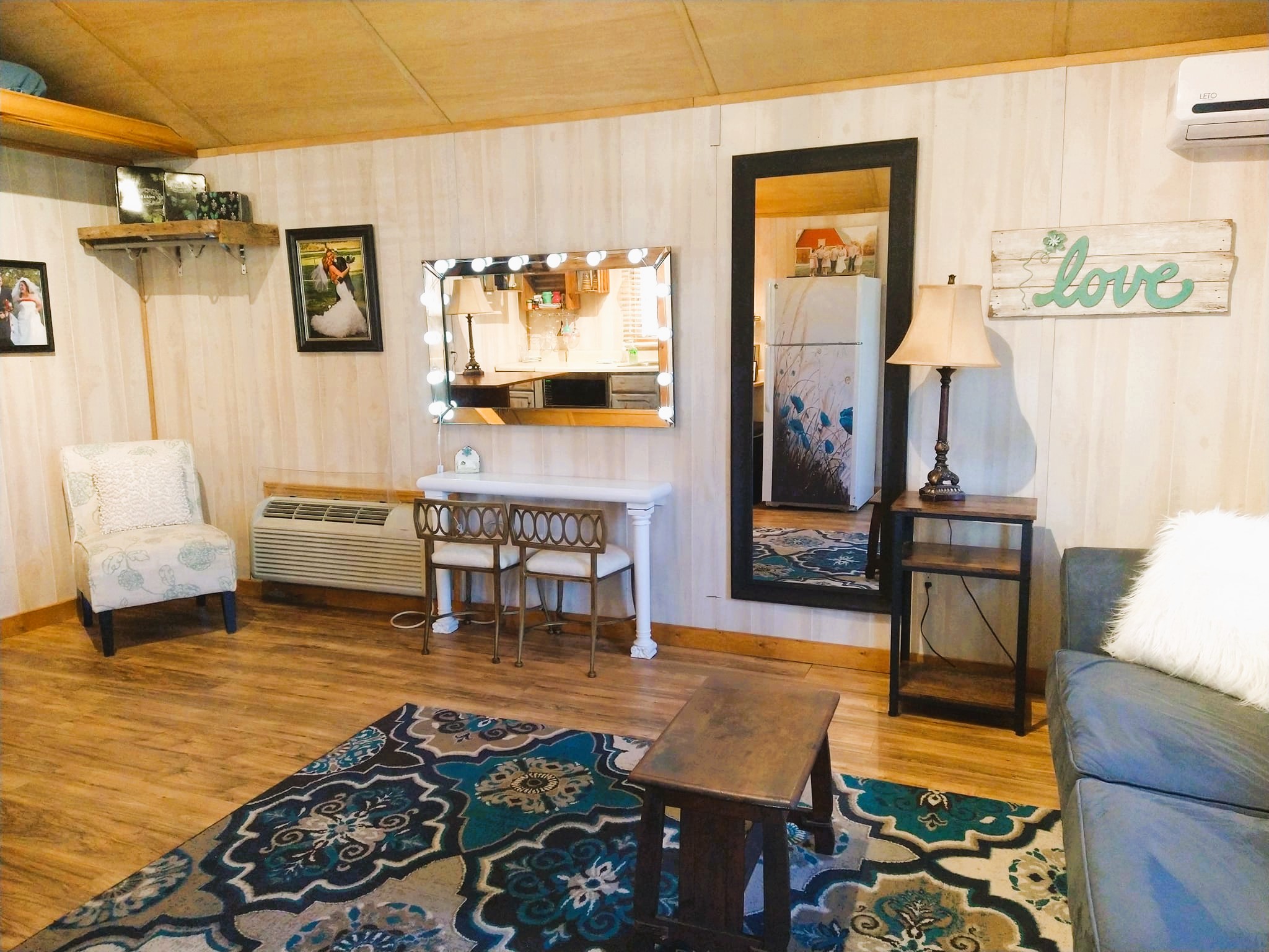 bridal suite at fivesense farm