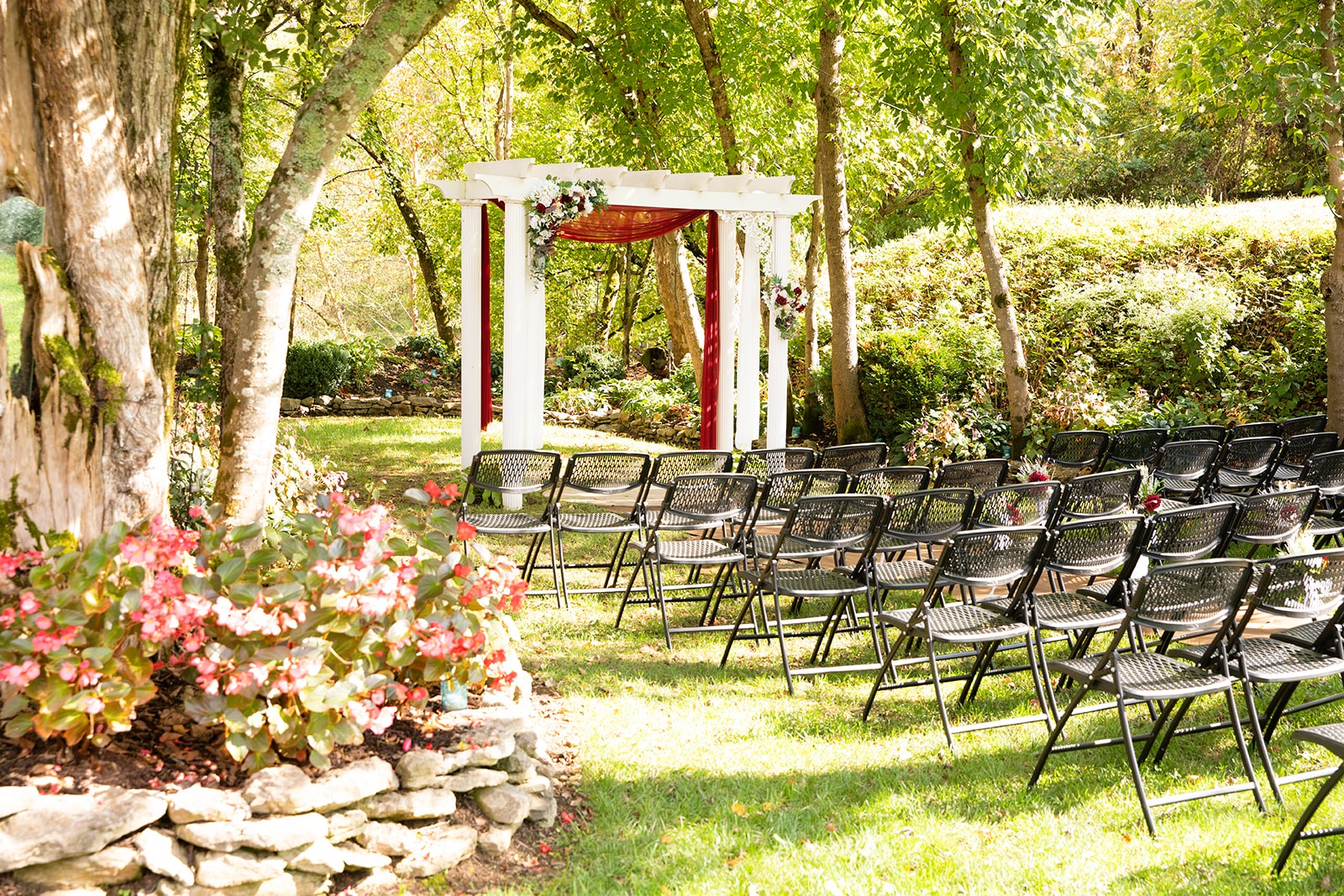outdoor wedding at fivesense farm