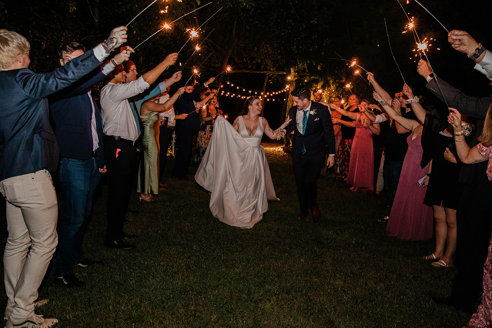 sparkler send off