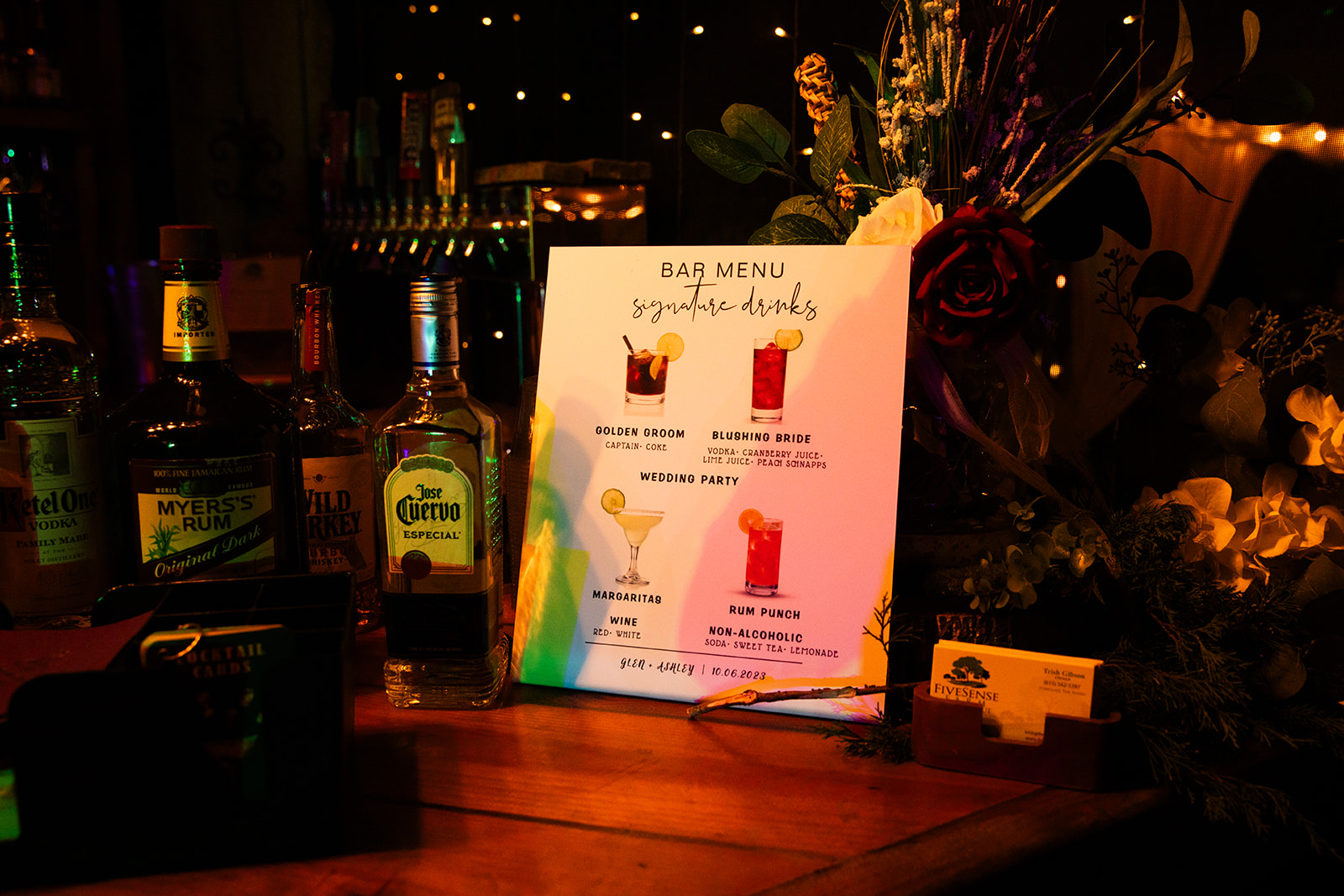 wedding signature cocktails