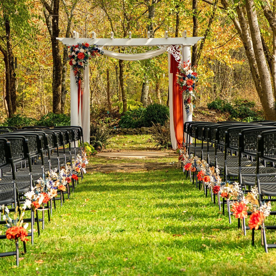 fall outdoor wedding
